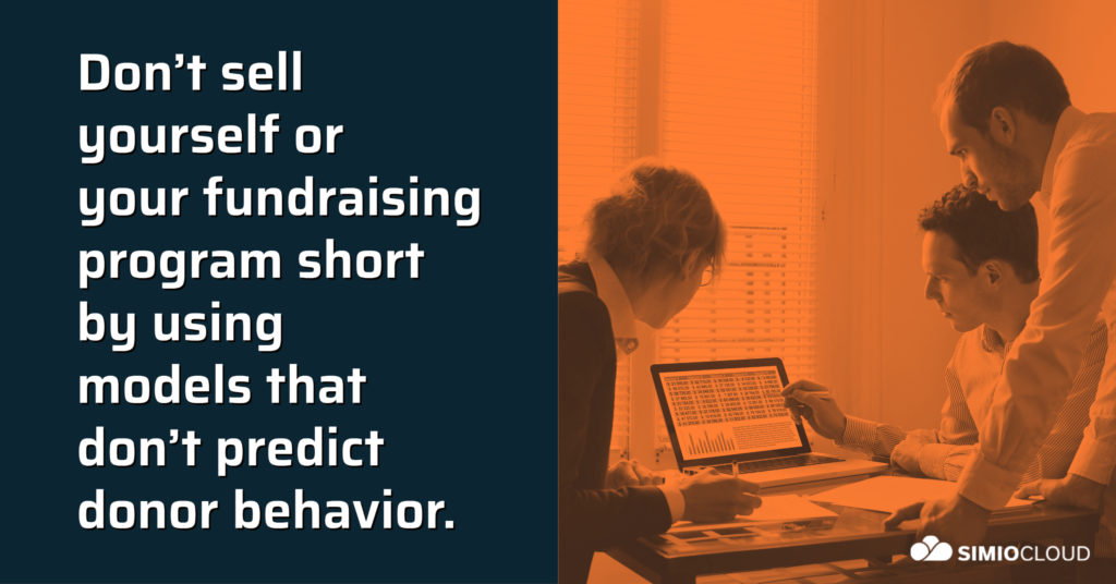Predict donor behavior with SimioCloud